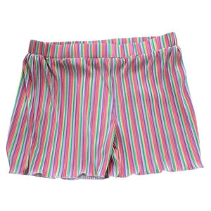 Jess Lea Women’s Boutique Rainbow Striped Casual Pull-On Shorts Size 2X GUC